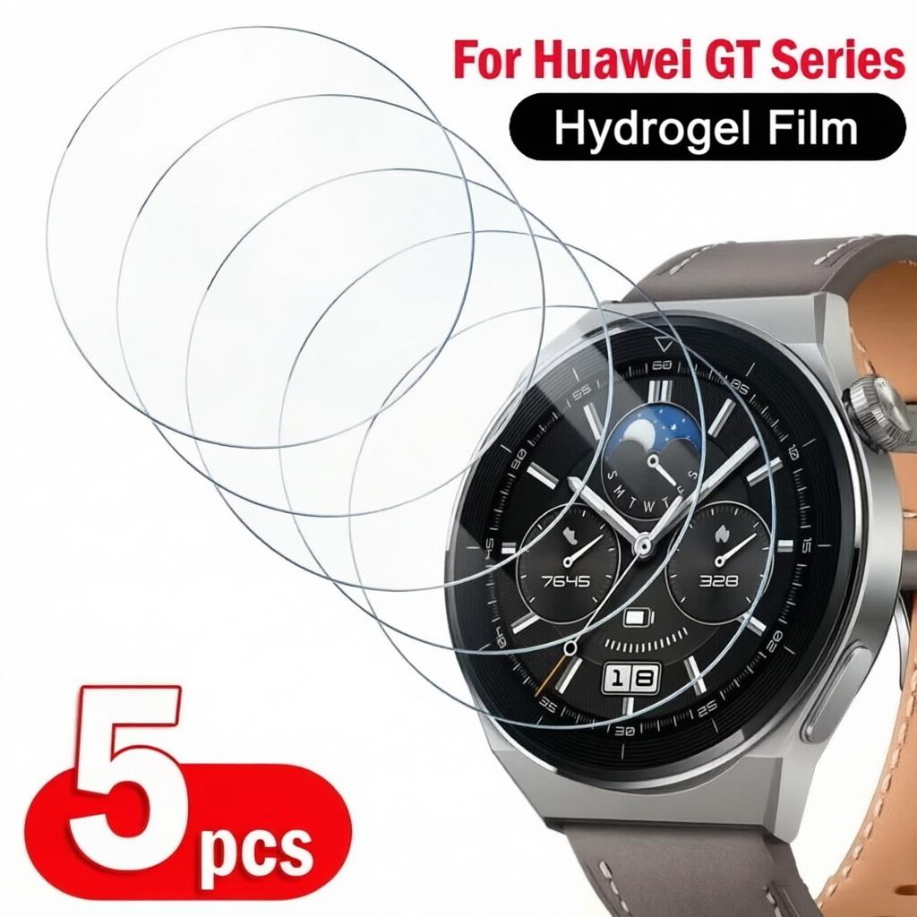 Huawei Smartwatch Accessories - 1-5 Buah Film Hidrogel untuk Jam
