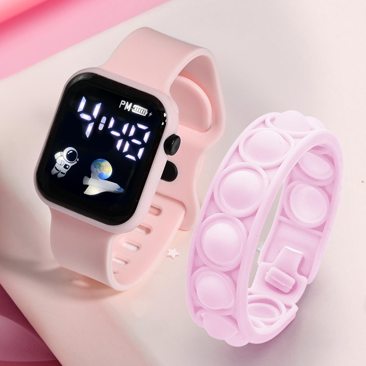 Smartwatch Icon - Jam tangan pintar anak, 2 buah