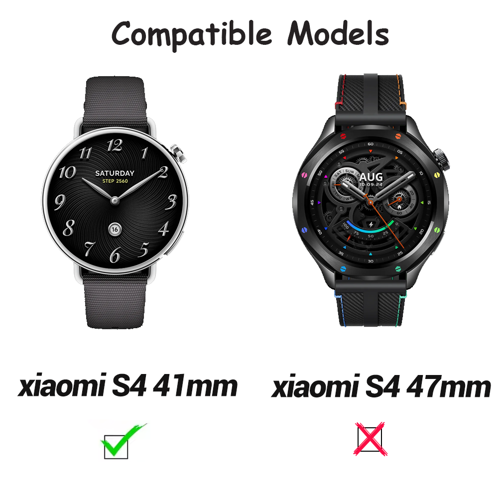 Tali Gesper Magnetik Kepang 18 - Xiaomi Smartwatch S4 Accessories ulasan dan harga