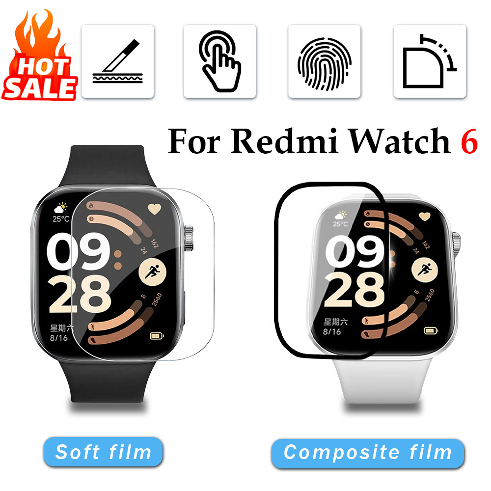 1-5 Buah Film Lembut untuk Xia - Smartwatch Watch Accessories ulasan dan harga