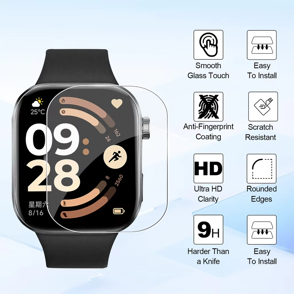 1-5 Buah Film Lembut untuk Xia - Smartwatch Watch Accessories ulasan dan harga