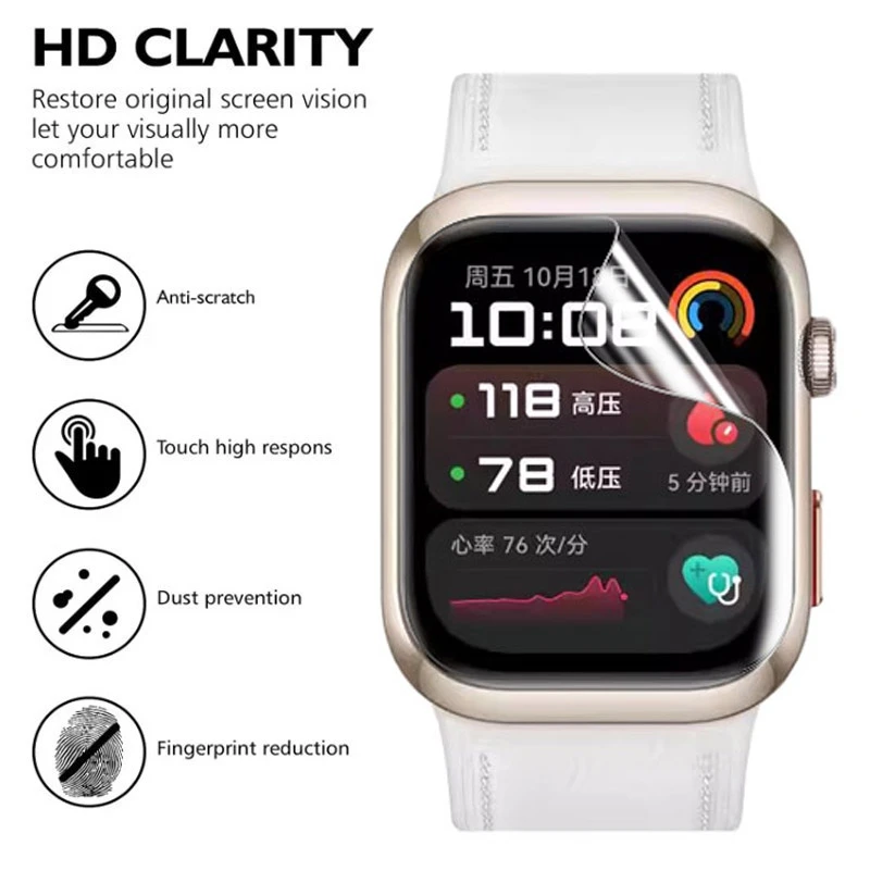 Film hidrogel TPU untuk jam ta - Smartwatch Icon ulasan dan harga