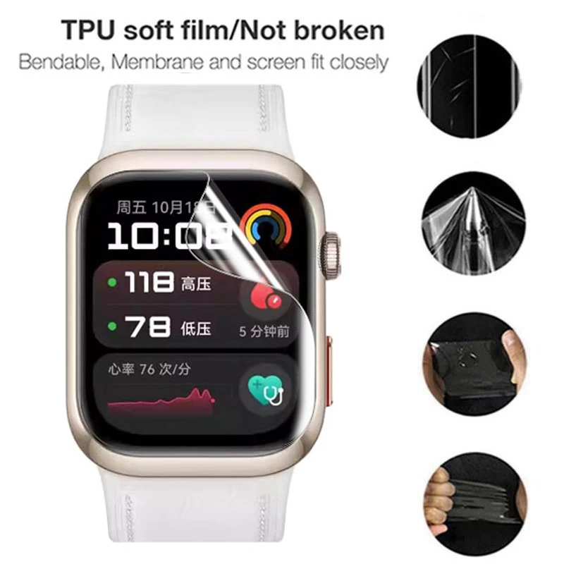 Film hidrogel TPU untuk jam ta - Smartwatch Icon ulasan dan harga