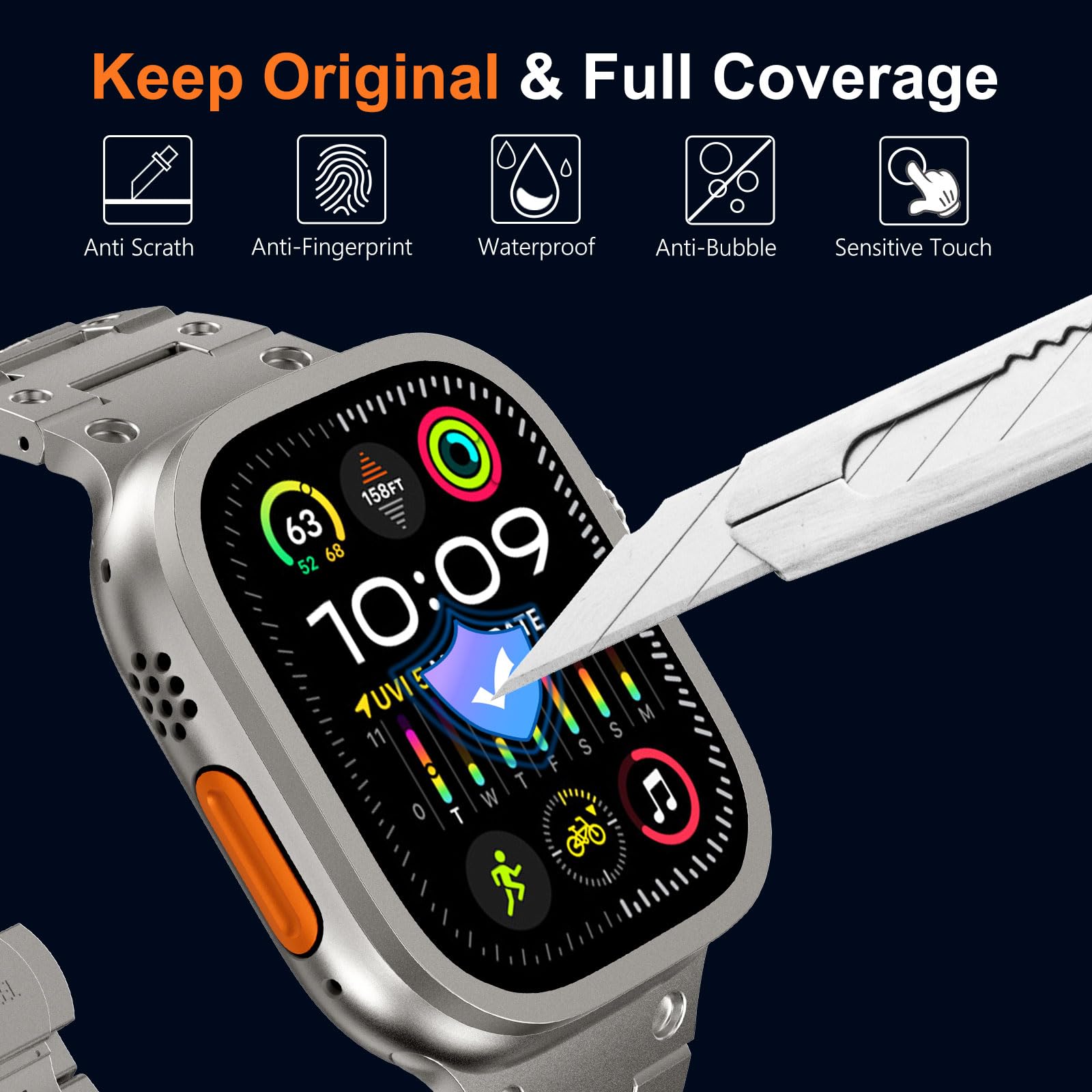 Kaca antigores untuk jam tanga - Smartwatch Watch Accessories ulasan dan harga