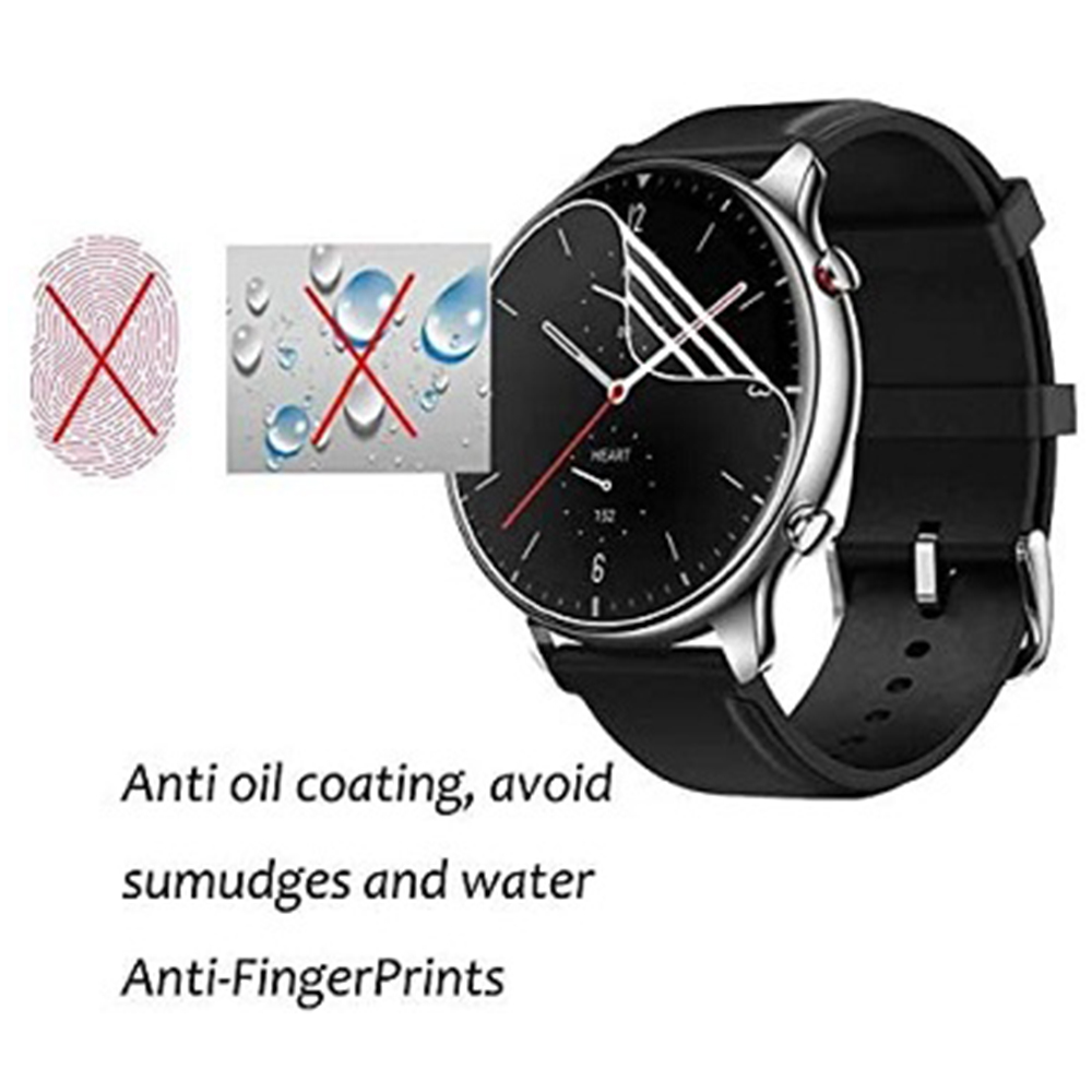 3/6 buah Film hidrogel transpa - Smartwatch Icon ulasan dan harga