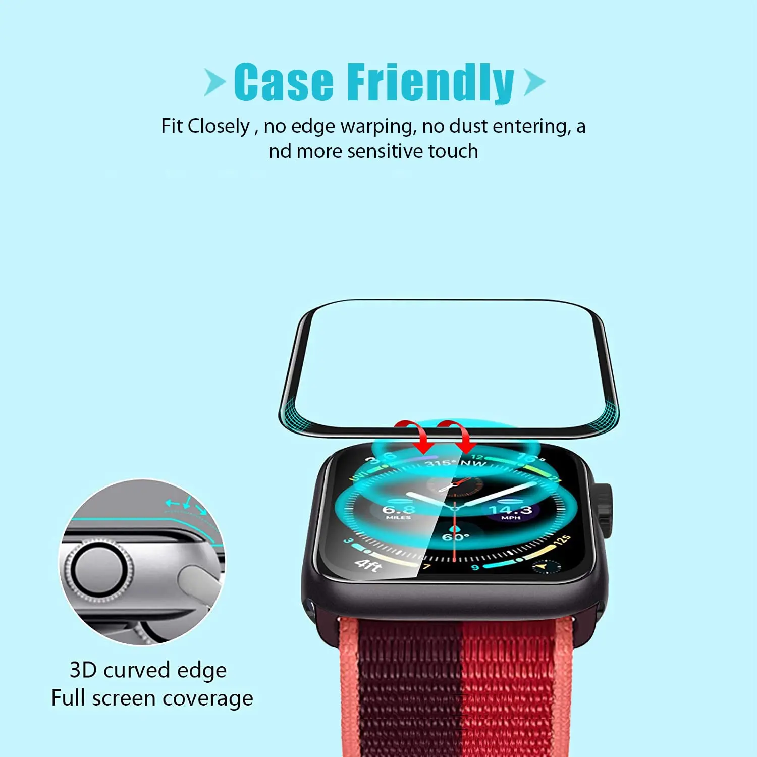 Pelindung Layar Film Tempered  - Smartwatch Icon ulasan dan harga