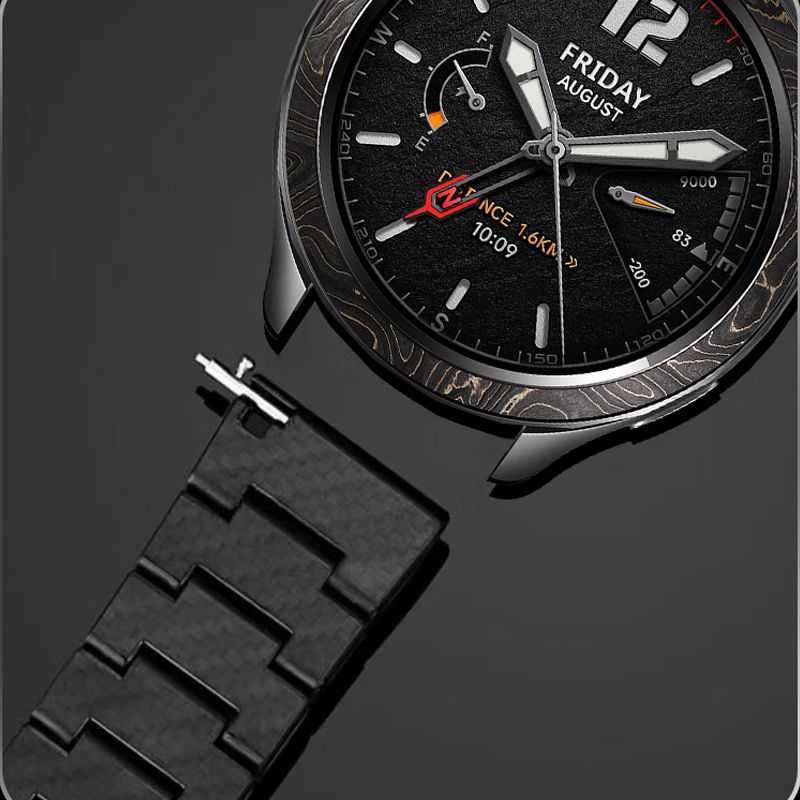 Tali Serat Karbon untuk Jam Ta - Xiaomi Smartwatch S4 Accessories ulasan dan harga
